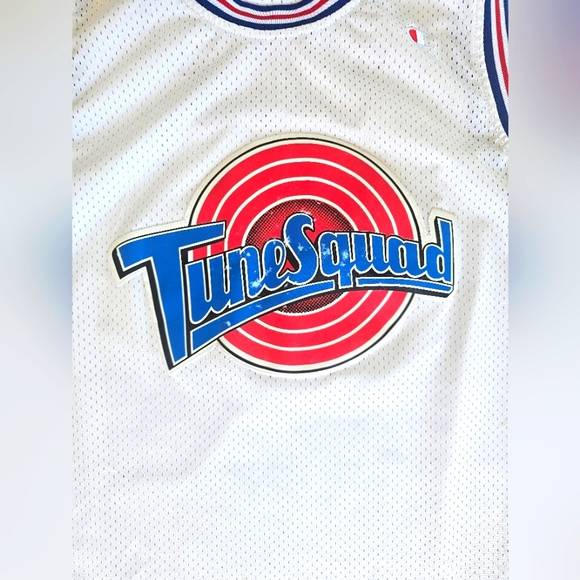 Authentic Vintage 90's Champion Space Jam Tune Squad Bugs White Jersey Tank #1 - Picture 2 of 8
